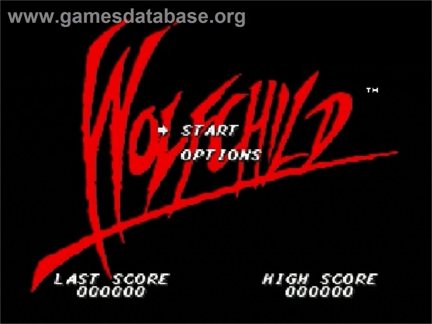 Wolfchild - Sega Genesis - Artwork - Title Screen
