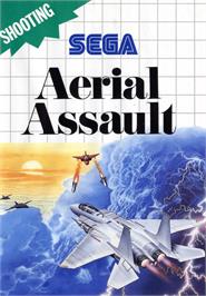 Box cover for Aerial Assault on the Sega Master System.