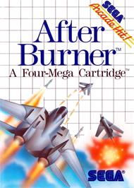 Box cover for After Burner on the Sega Master System.