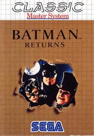 Box cover for Batman Returns on the Sega Master System.