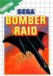 Box cover for Bomber Raid on the Sega Master System.