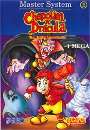Box cover for Chapolim x Drácula: Um Duelo Assustador on the Sega Master System.