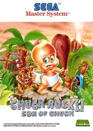 Box cover for Chuck Rock 2 - Son Of Chuck on the Sega Master System.
