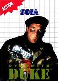 Box cover for Dynamite Duke on the Sega Master System.