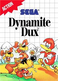 Box cover for Dynamite Düx on the Sega Master System.