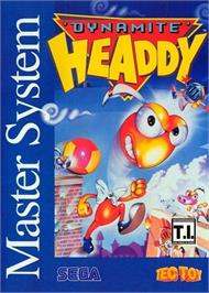 Box cover for Dynamite Headdy on the Sega Master System.