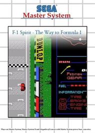 Box cover for F-1 Spirit - The Way To Formula-1 on the Sega Master System.