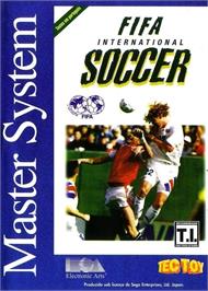 Box cover for Fifa International Soccer on the Sega Master System.