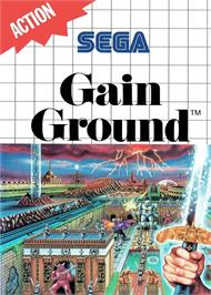 Box cover for Gain Ground on the Sega Master System.