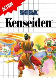 Box cover for Kenseiden on the Sega Master System.