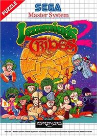 Box cover for Lemmings 2 - The Tribes on the Sega Master System.