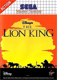 Box cover for Lion King, The on the Sega Master System.