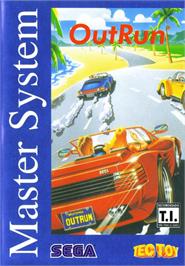 Box cover for Out Run on the Sega Master System.