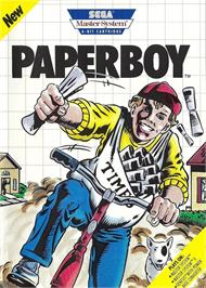 Box cover for Paperboy on the Sega Master System.