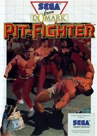 Box cover for Pit-fighter on the Sega Master System.