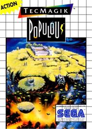 Box cover for Populous on the Sega Master System.