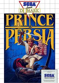Box cover for Prince Of Persia on the Sega Master System.