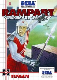 Box cover for Rampart on the Sega Master System.