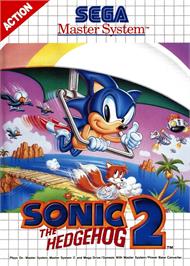 Box cover for Sonic The Hedgehog 2 on the Sega Master System.