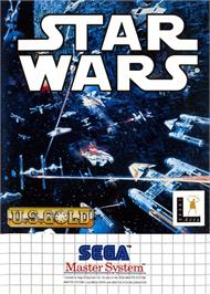 Box cover for Star Wars on the Sega Master System.