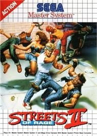 Box cover for Streets Of Rage 2 on the Sega Master System.
