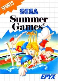 Box cover for Summer Games on the Sega Master System.