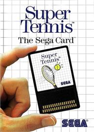 Box cover for Super Tennis on the Sega Master System.