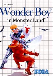Box cover for Wonder Boy in Monster Land on the Sega Master System.