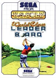 Box cover for World Class Leader Board on the Sega Master System.