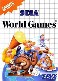 Box cover for World Games on the Sega Master System.