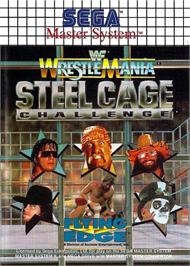Box cover for Wwf Wrestlemania - Steel Cage Challenge on the Sega Master System.