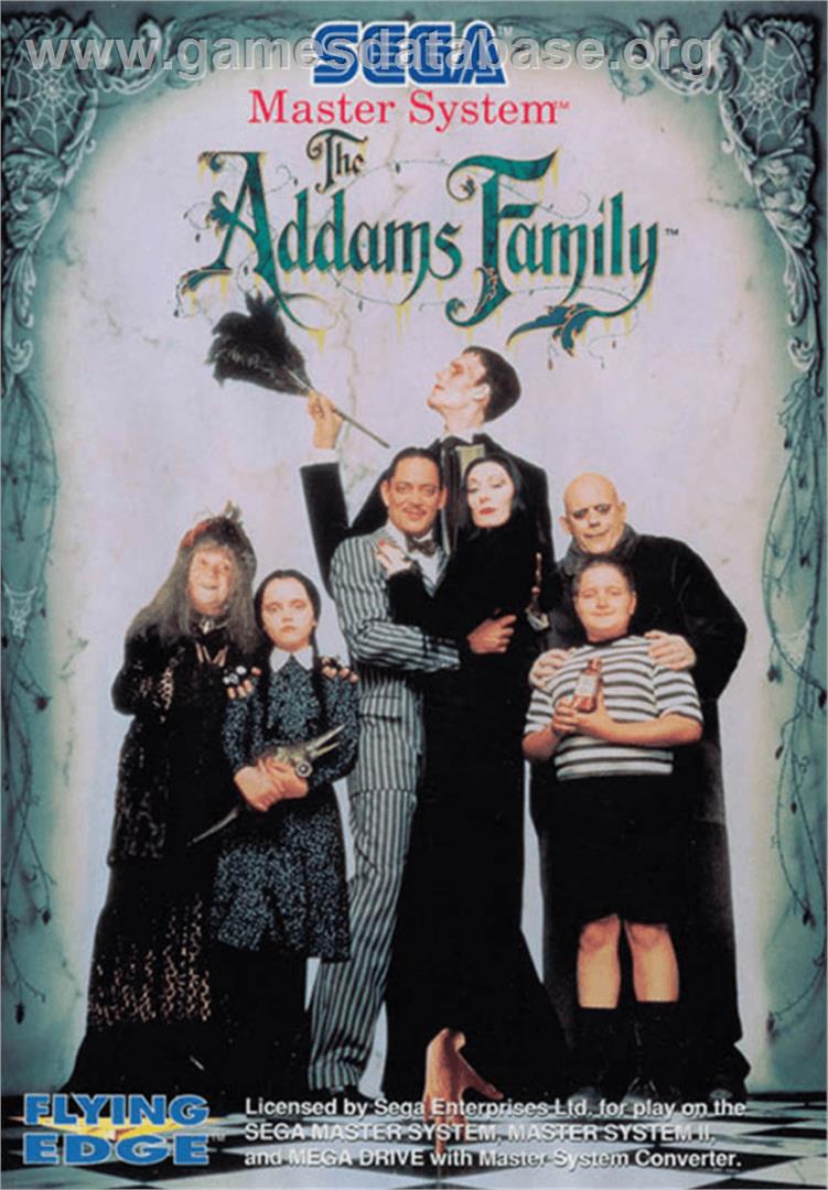 Addams Family, The - Sega Master System - Artwork - Box