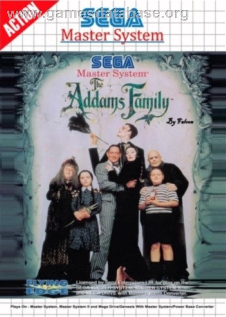 Addams Family, The - Sega Master System - Artwork - Box