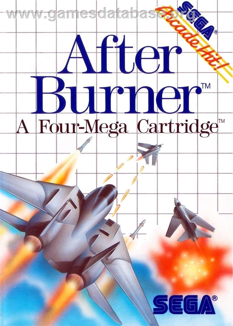 After Burner - Sega Master System - Artwork - Box