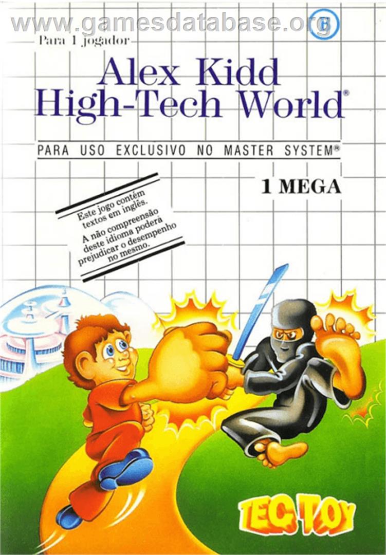 Alex Kidd: High-Tech World - Sega Master System - Artwork - Box