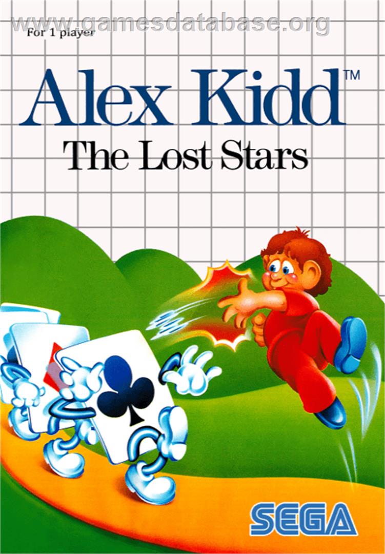 Alex Kidd: The Lost Stars - Sega Master System - Artwork - Box