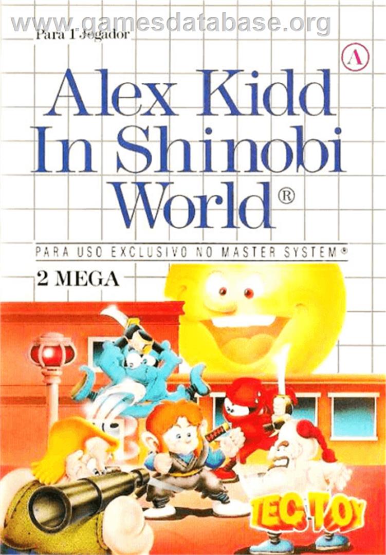 Alex Kidd in Shinobi World - Sega Master System - Artwork - Box