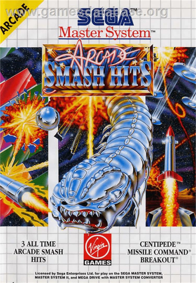 Arcade Smash Hits - Sega Master System - Artwork - Box