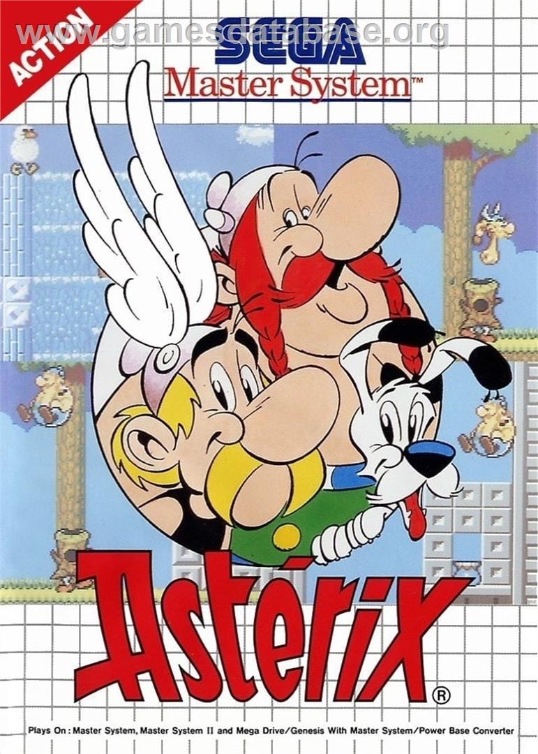 Astérix - Sega Master System - Artwork - Box