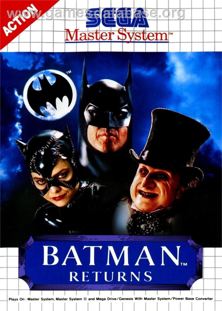 Batman Returns - Sega Master System - Artwork - Box