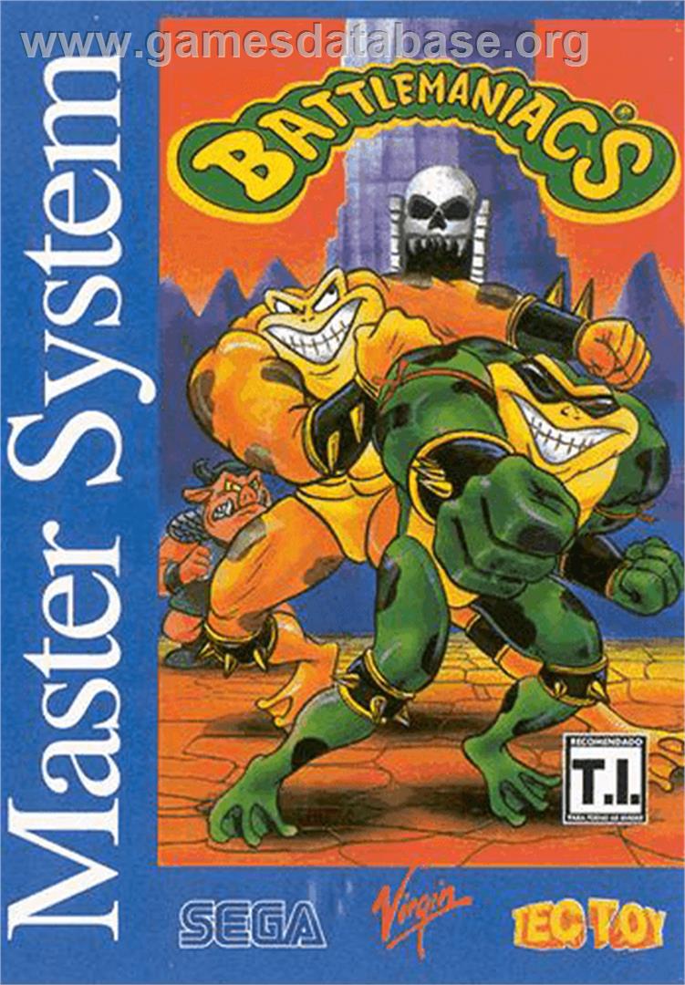 Battle Toads in Battlemaniacs - Sega Master System - Artwork - Box