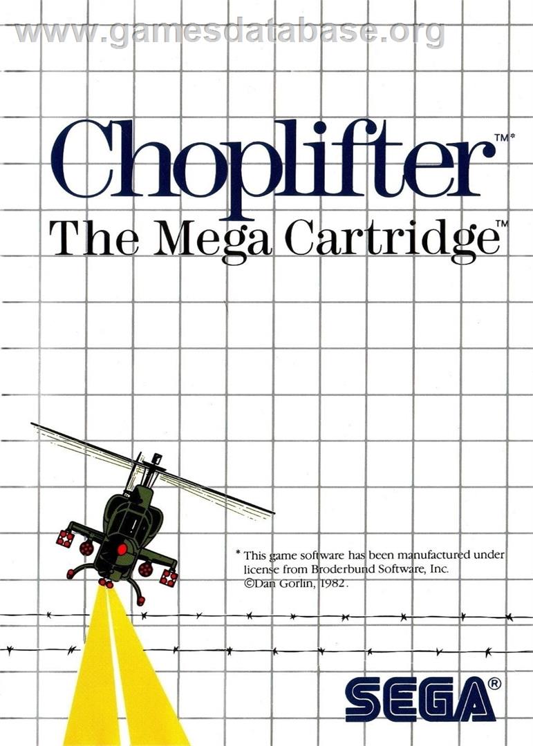 Choplifter - Sega Master System - Artwork - Box