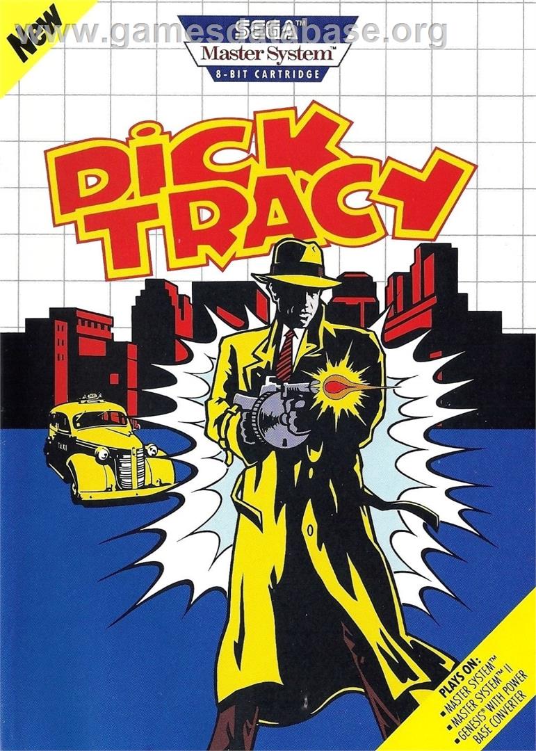 Dick Tracy - Sega Master System - Artwork - Box
