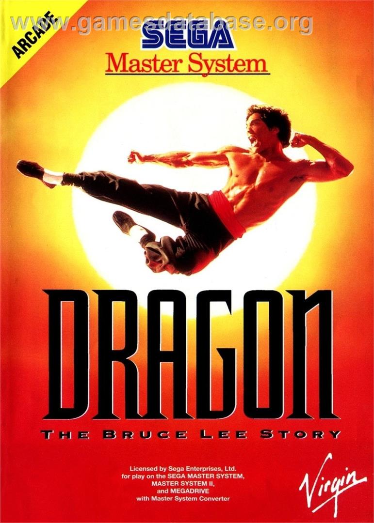 Dragon - The Bruce Lee Story - Sega Master System - Artwork - Box