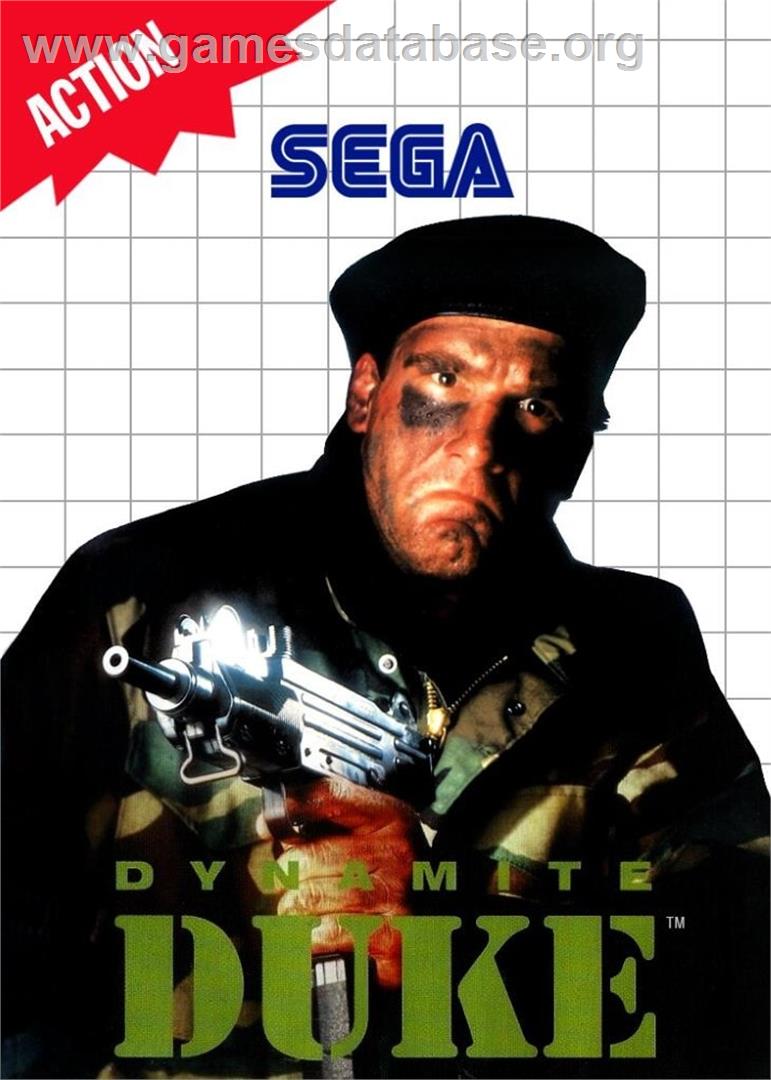 Dynamite Duke - Sega Master System - Artwork - Box