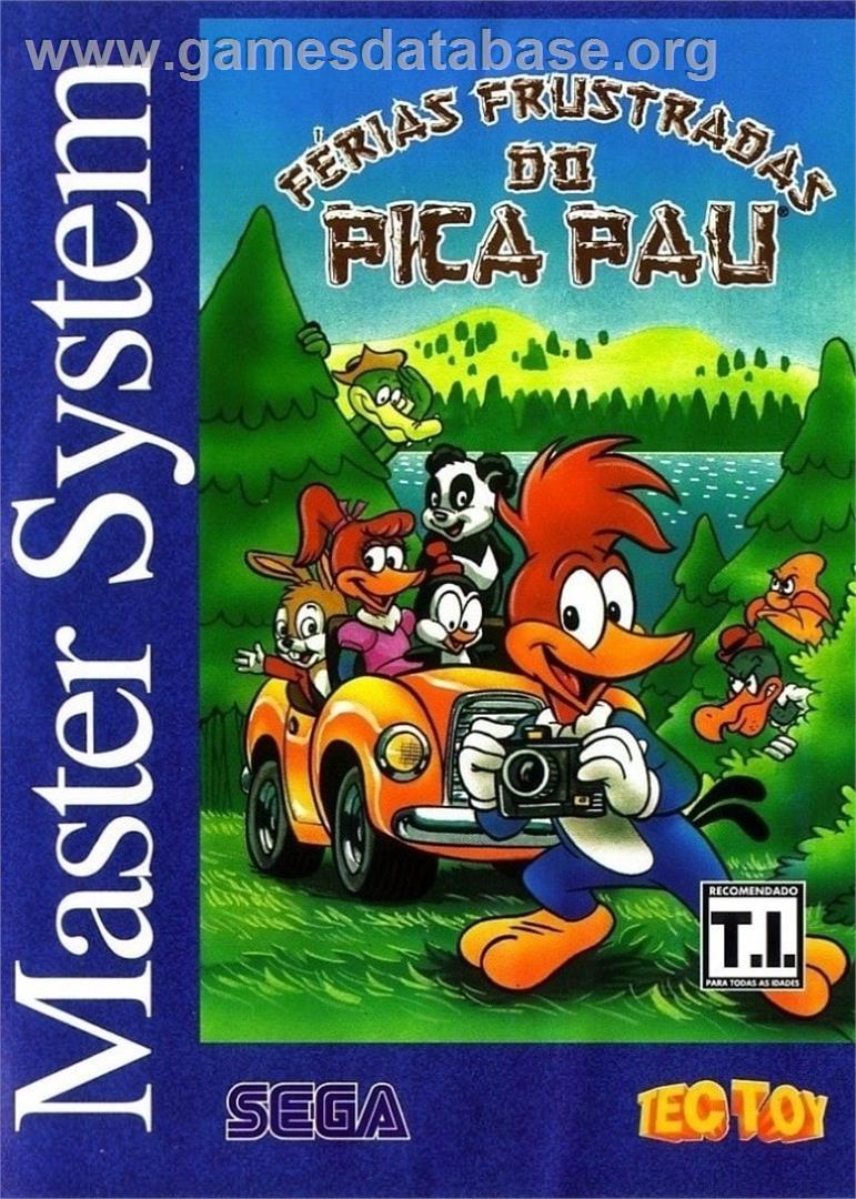 Ferias Frustradas Do Pica-pau - Sega Master System - Artwork - Box