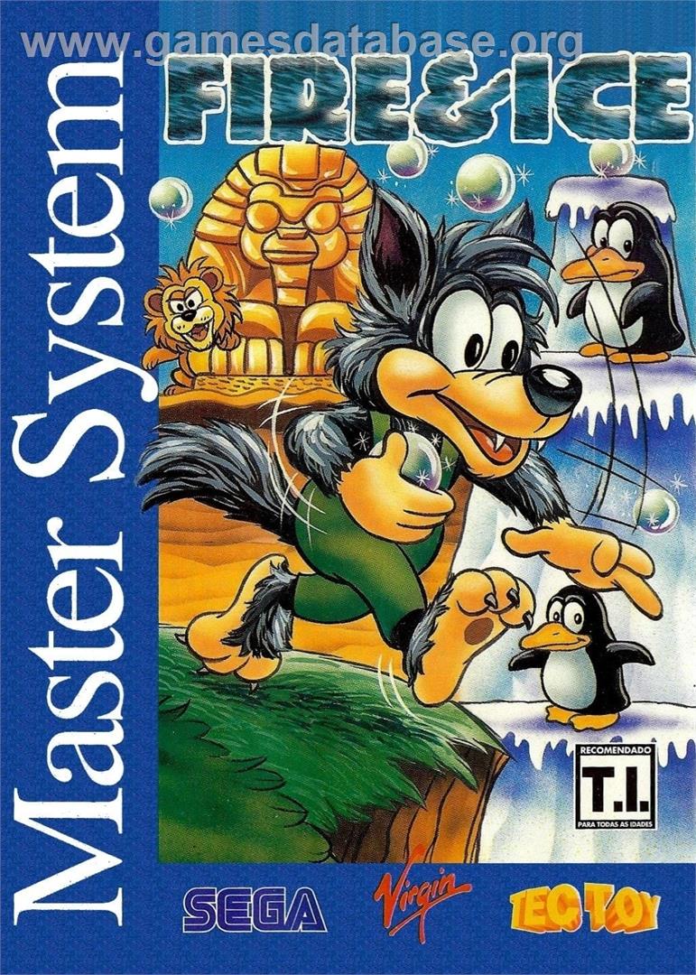 Fire And Ice - Sega Master System - Artwork - Box