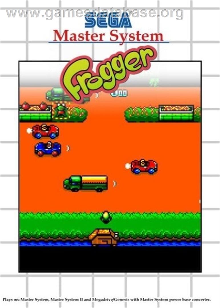 Frogger - Sega Master System - Artwork - Box