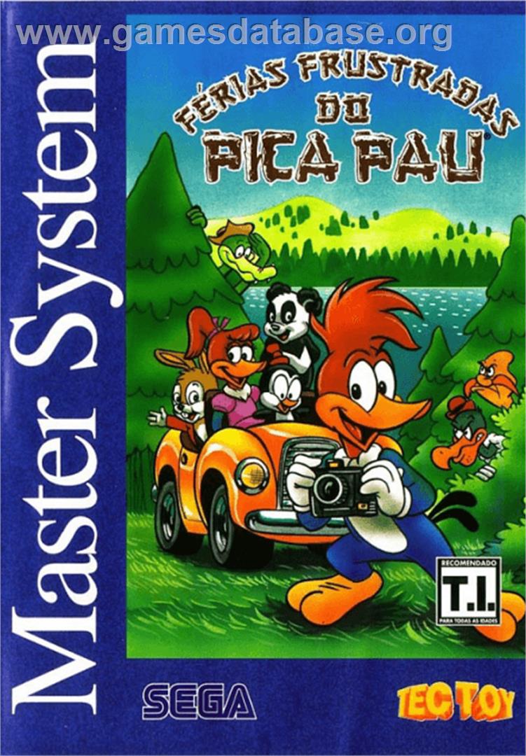 Férias Frustradas do Pica-Pau - Sega Master System - Artwork - Box