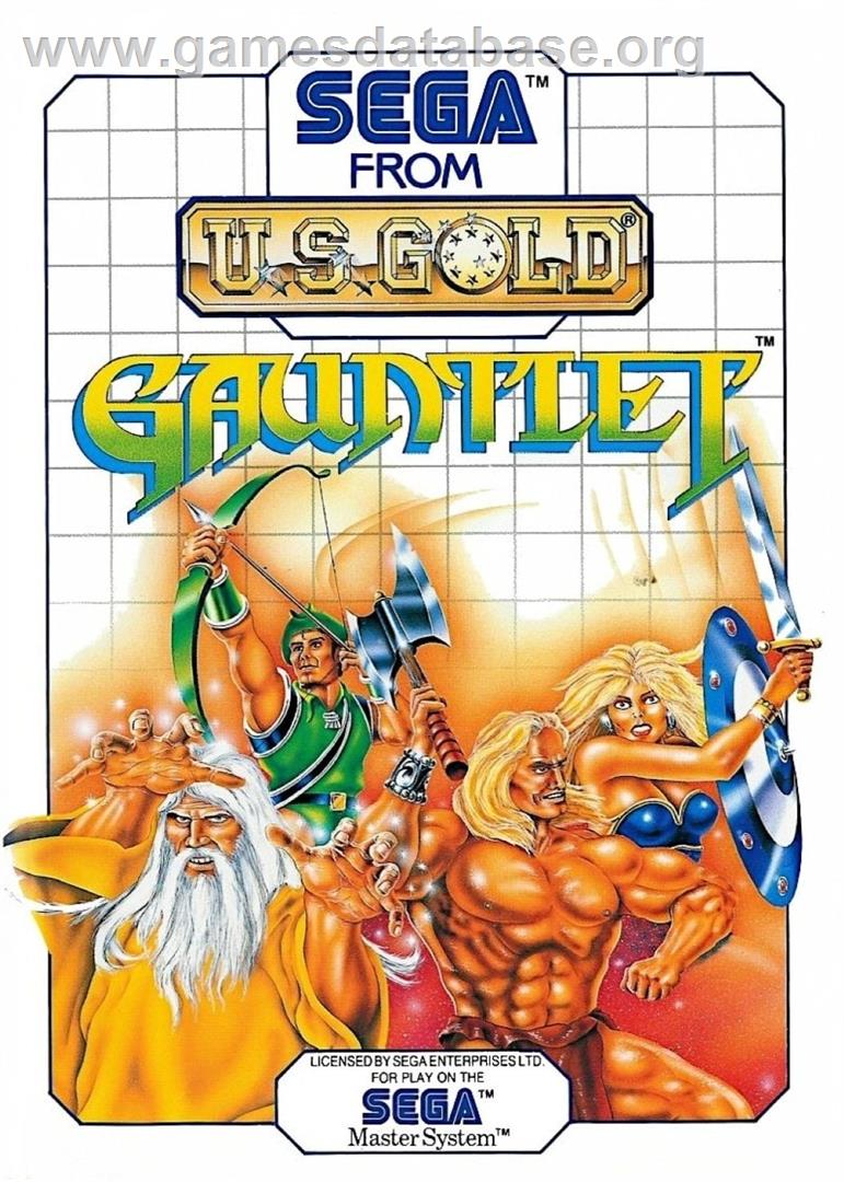 Gauntlet - Sega Master System - Artwork - Box